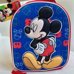 Disney Mickey Dome Shaped Lunch Bag With Molded Front